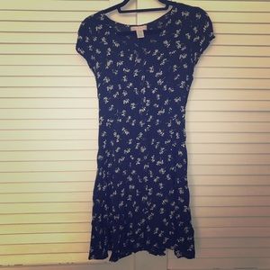 Breezy Floral Print Skater Dress